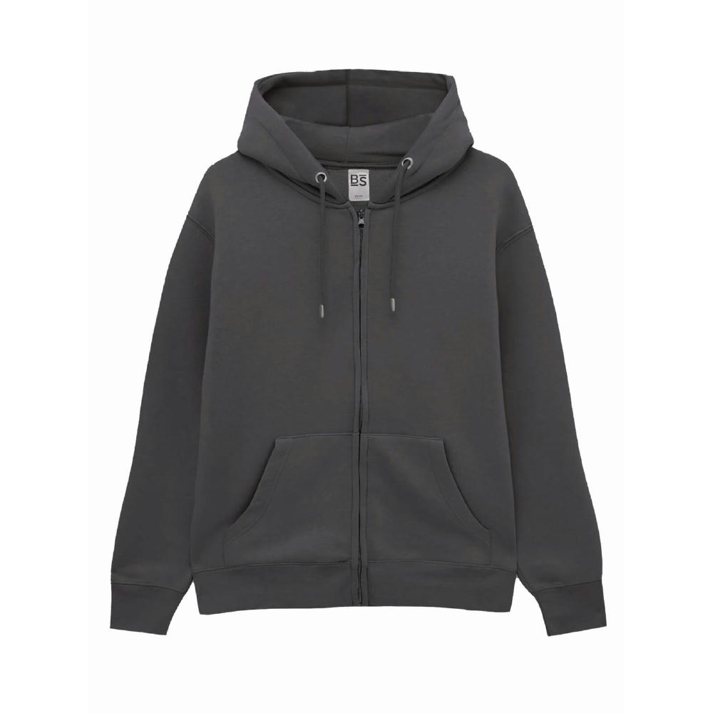 BS Vega Hoodie Full Zip, 280 g/m2, 70 % Baumwolle/30 % Polyester