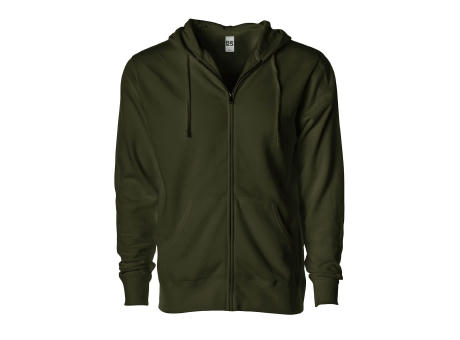 BS Vega Hoodie mit durchgehendem Reißverschluss, 280 gr/m²