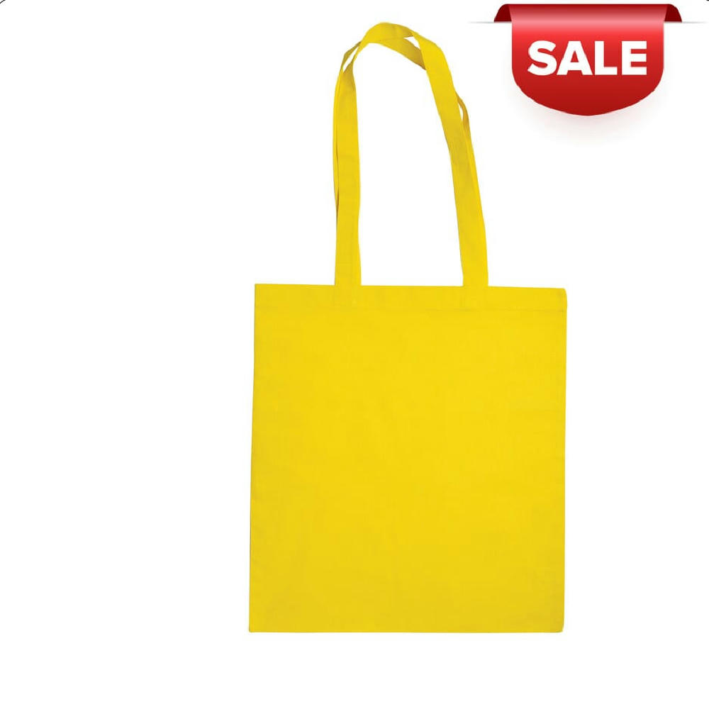 Baumwolltasche mit langen Henkeln, 140 gr/m²