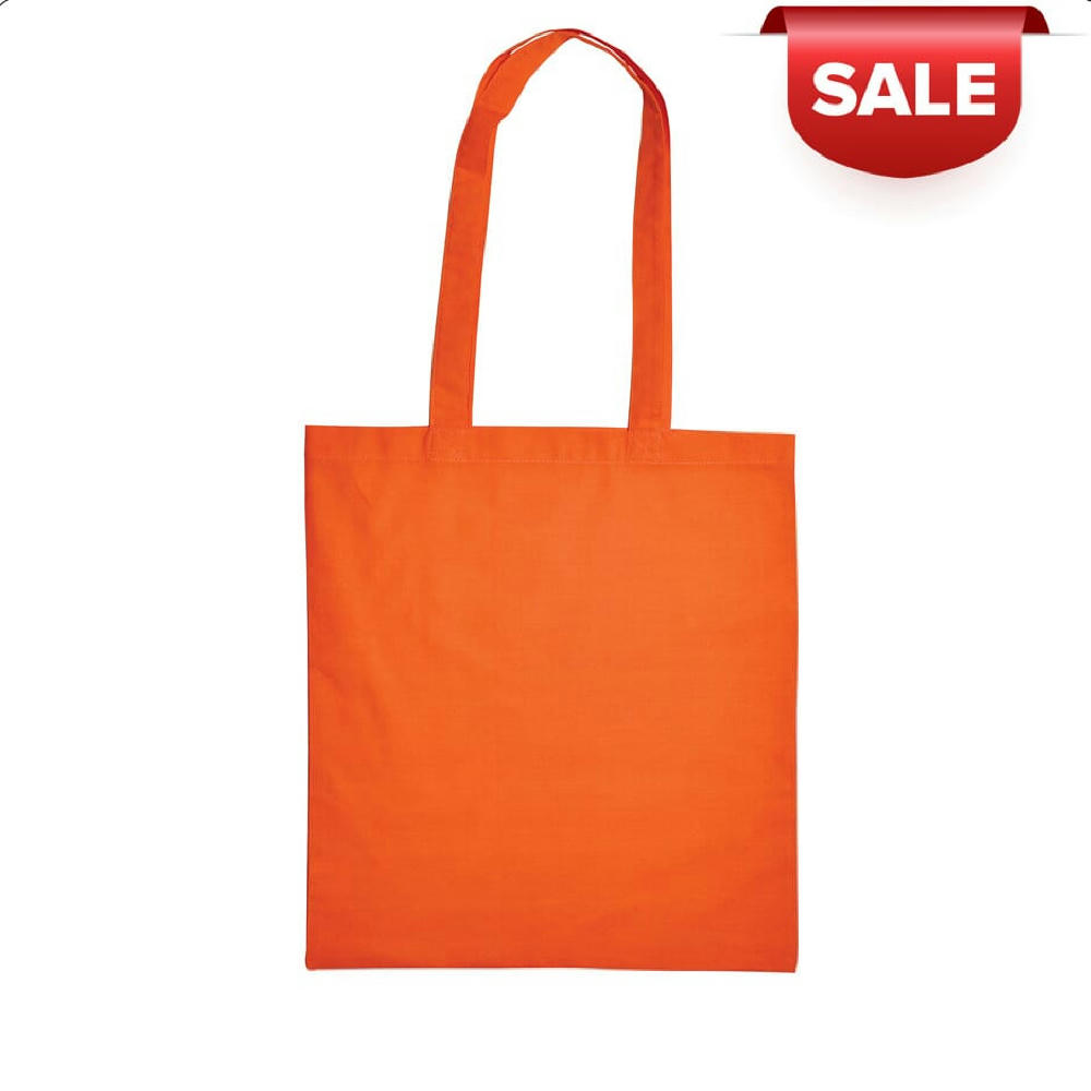 Baumwolltasche mit langen Henkeln, 140 gr/m²