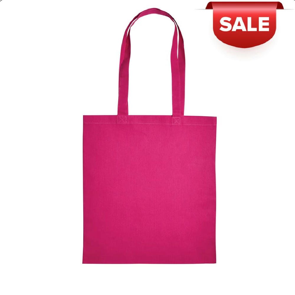 Baumwolltasche mit langen Henkeln, 140 gr/m²