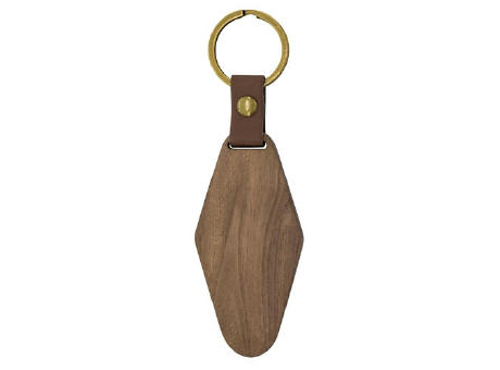 LLAVERO DE MADERA ROMBO"SAMOA"