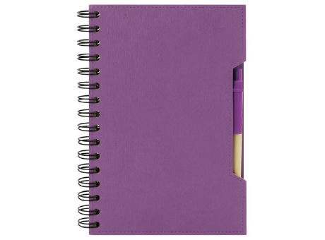 CUADERNO A5 CON BOLIGRAFO ECO "GREEN LIFE"