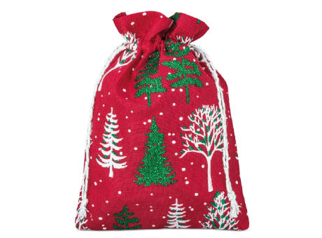 BOLSA REGALO NAVIDEÑA 13*18 CM "SNOWY"