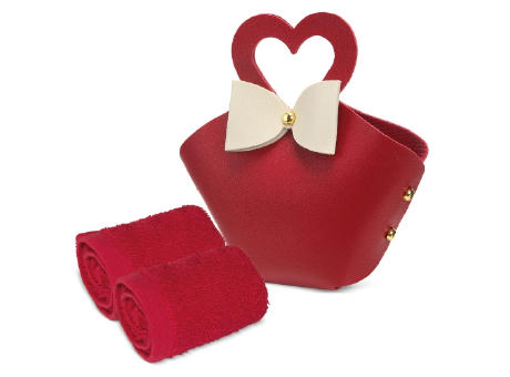 SET 5 BOLSITOS CON TOALLA "COQUETTE"