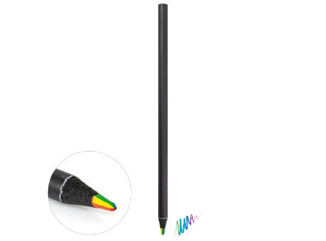 LÁPIZ DE MADERA MULTICOLOR "ARCOIRIS"