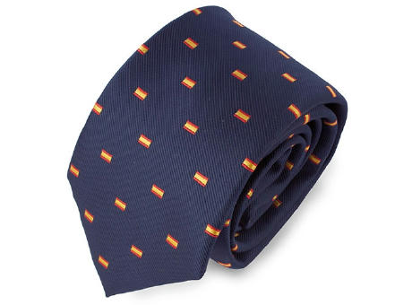 CORBATA BANDERA ESPAÑA MARINO 