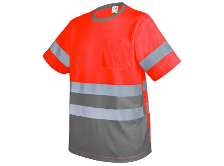 CAMISETA CON BOLSILLO Y BANDAS REFLECTANTES "KRZ"