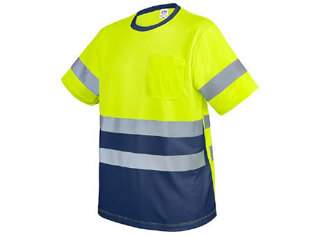 CAMISETA CON BOLSILLO Y BANDAS REFLECTANTES "KRZ"
