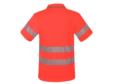 POLO CON BOLSILLO Y BANDAS REFLECTANTES ELÁSTICAS “QVO”