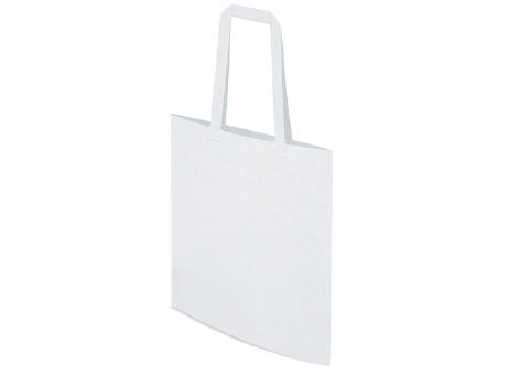 BOLSA DE ASA BLANCA ALGODON 