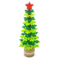 ARBOLITO DE NAVIDAD RPET Y MADERA RECICLADA 