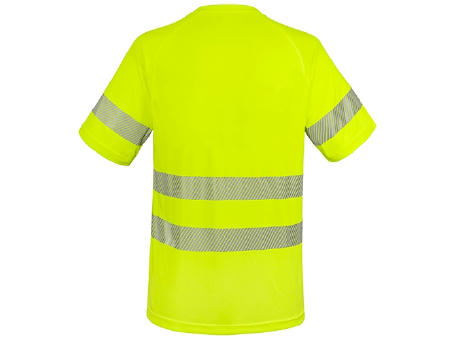 CAMISETA CON BOLSILLO Y BANDAS REFLECTANTES ELÁSTICAS "QVO"