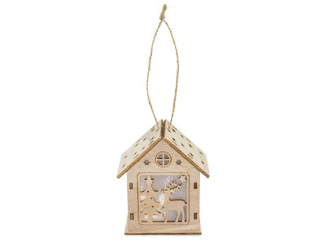CABAÑA DE MADERA CON LUZ 