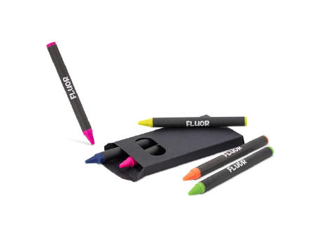 CAJITA DE 6 CERAS FLUOR 