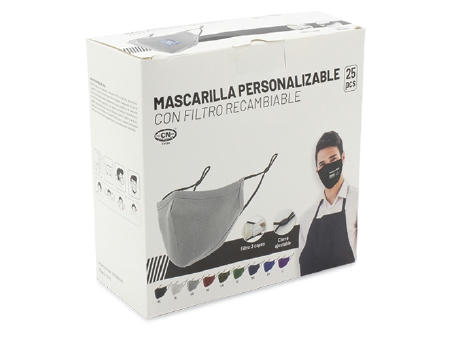 -MASCARILLA CON FILTRO REUTILIZABLE GRAN CONFORT