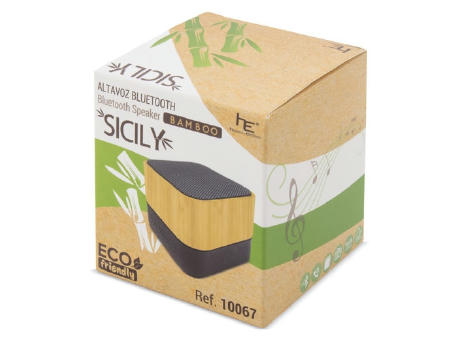 ALTAVOZ BLUETOOTH DE BAMBU 