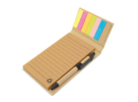 LIBRETA MARCADOR CON BOLIGRAFO DE SOBREMESA 