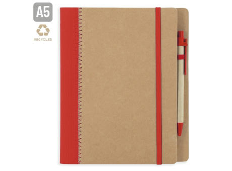 CUADERNO A5 CARTON RECICLADO 