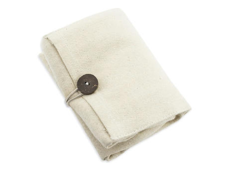 BOLSA DE ALGODON PLEGABLE CON BOLSILLO 