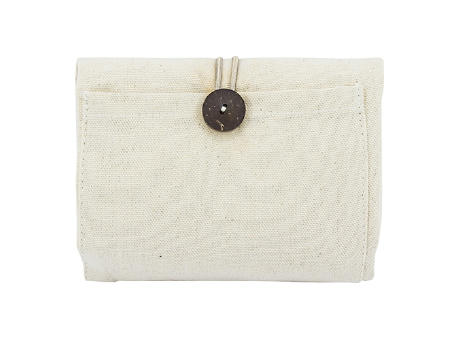 BOLSA DE ALGODON PLEGABLE CON BOLSILLO 