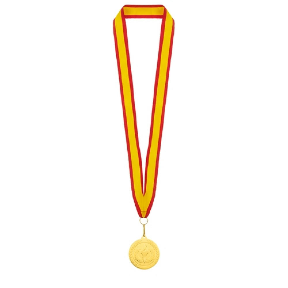 MEDALLA DE ORO "OLIMPIA" LANYARD ESPAÑA