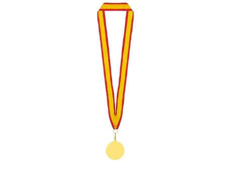 MEDALLA DE ORO "OLIMPIA" LANYARD ESPAÑA