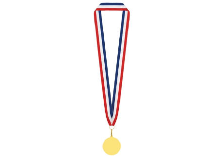 MEDALLA DE ORO "OLIMPIA" LANYARD FRANCIA