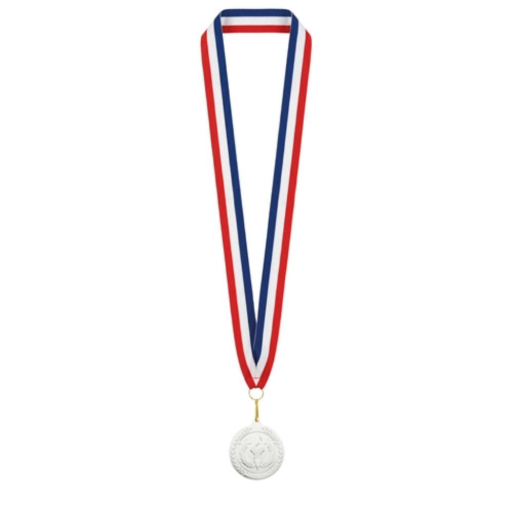 MEDALLA DE PLATA "OLIMPIA" LANYARD FRANCIA