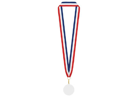 MEDALLA DE PLATA "OLIMPIA" LANYARD FRANCIA