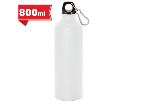 BOTELLA DE ALUMINIO CON MOSQUETON 800 ml. "TUAREG"