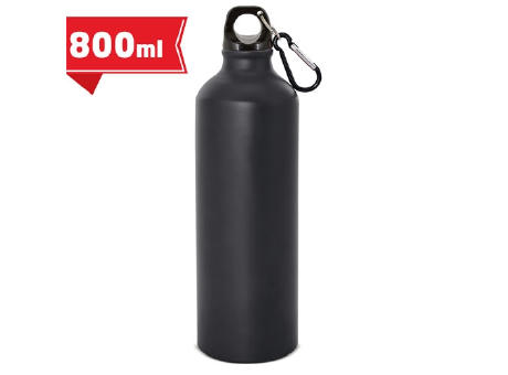 BOTELLA DE ALUMINIO CON MOSQUETON 800 ml. "TUAREG"