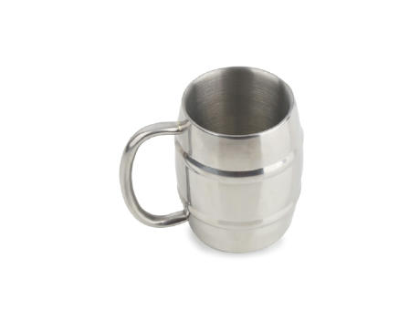 JARRA ACERO INOXIDABLE DOBLE CAPA 275ML "SINBORG"