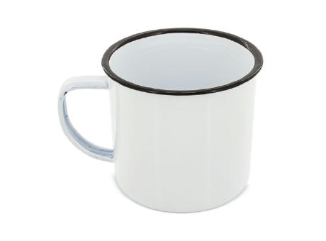 MUG METÁLICA ESMALTADA “RETRO” REBORDE
