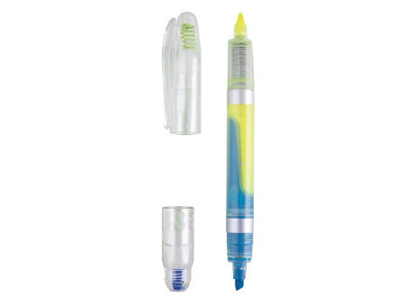 MARCADOR DOBLE AZUL/AMARILLO "WICKY"