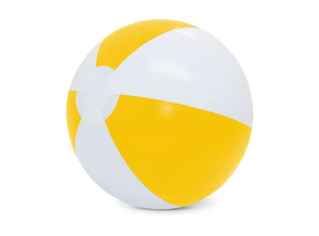 BALON DE PLAYA BLANCO/AMARILLO "BALEAR"