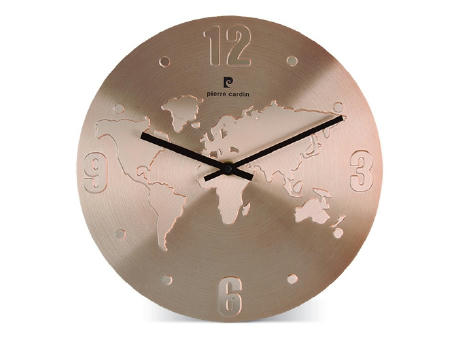 RELOJ MUNDI MAPA PIERRE CARDIN