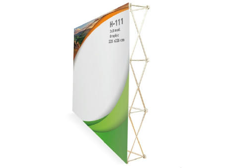 POP UP VELCRO 3x3 CON TROLLEY "SHOWROOM"