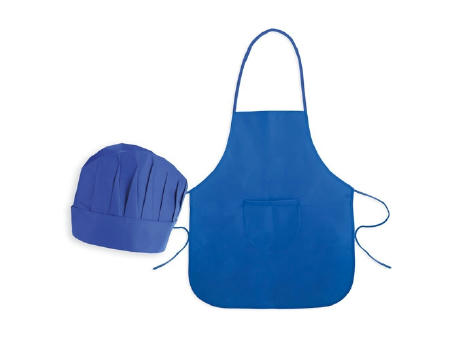 SET DELANTAL Y GORRO INFANT NWROYAL