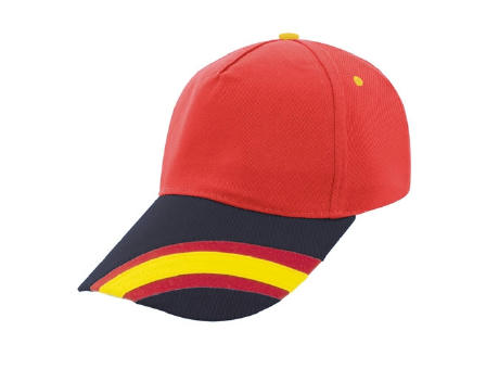 GORRA NACIONAL 5 PANELES ALGODN PEINADO "DEVA"