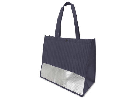 BOLSA "LAFAYETTE" MARINO-PLATA