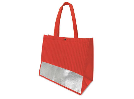 BOLSA "LAFAYETTE" ROJO-PLATA