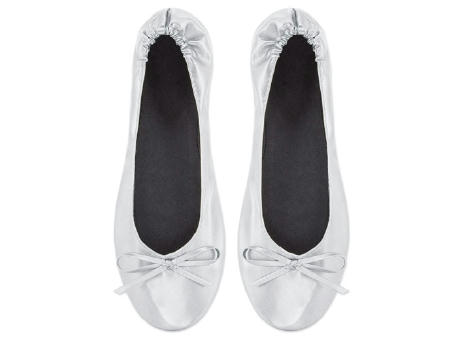 ZAPATILLA PLEGABLE ORO (12 PARES) "BALLET"