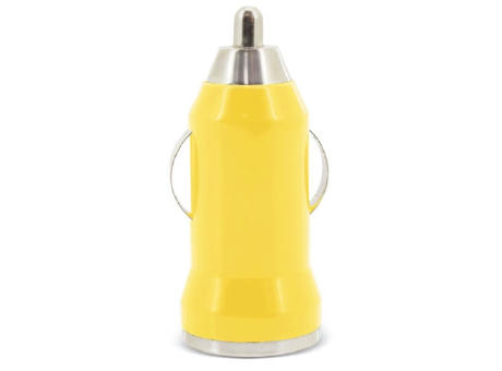 CARGADOR DE COCHE USB AMARILLO