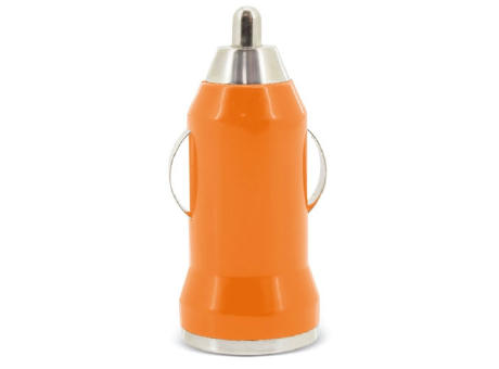 CARGADOR DE COCHE USB NARANJA