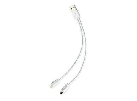 CARGADOR CONEXION MICRO USBREON BLANCO