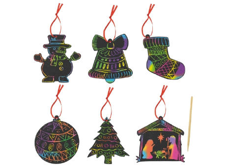 SET ADORNOS "SCRAPY CHRISTMAS"