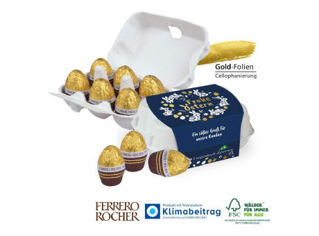 Schoko-Eier 6er-Set mit Ferrero Rocher Ostereier