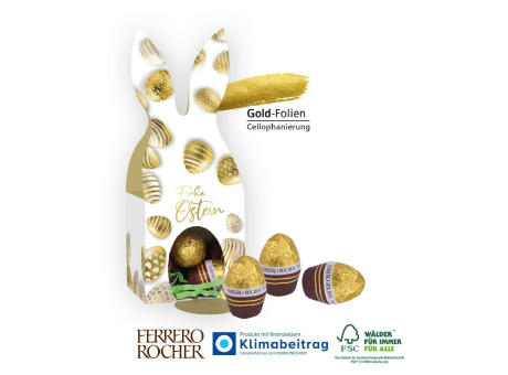 3D Präsent „Häschen“ mit Ferrero Rocher Ostereier
