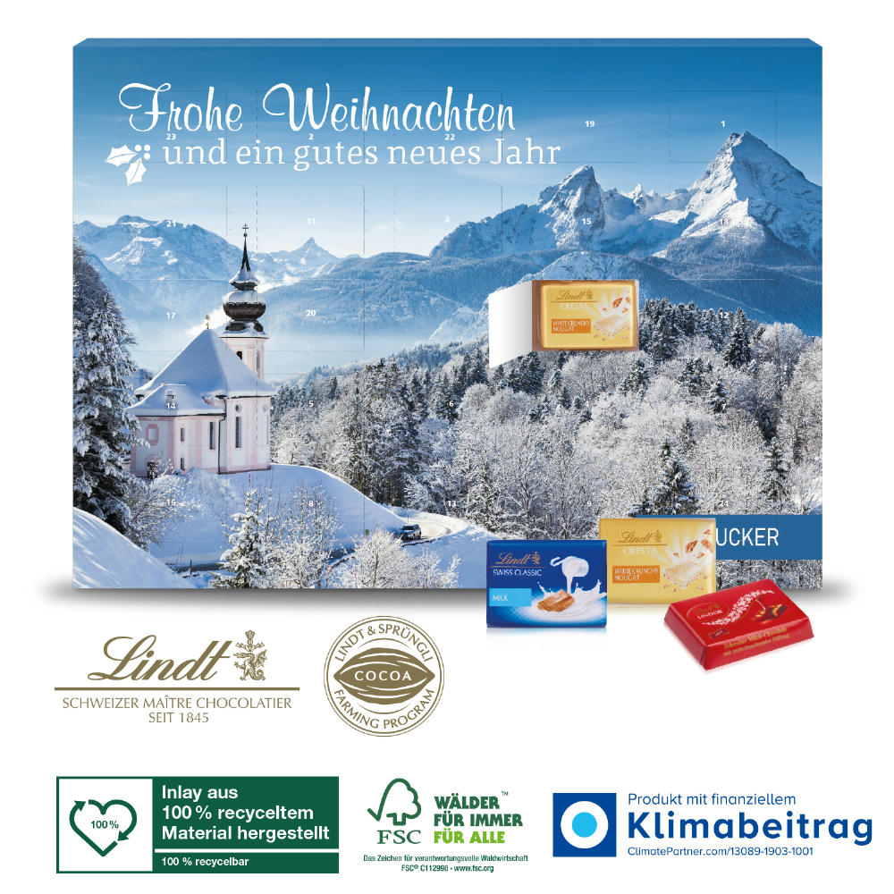 Wand-Adventskalender „Lindt Exklusiv“